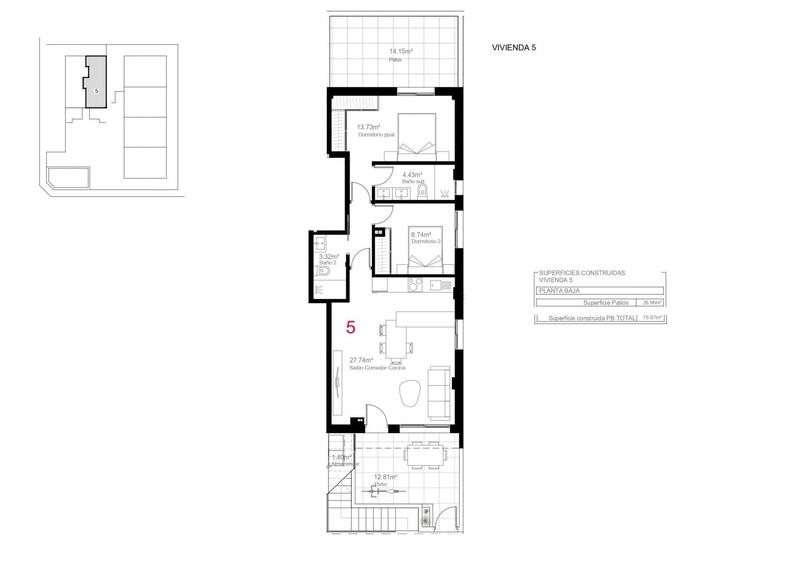 2 slaapkamer Appartement Te koop 2 slaapkamer Appartement Te koop