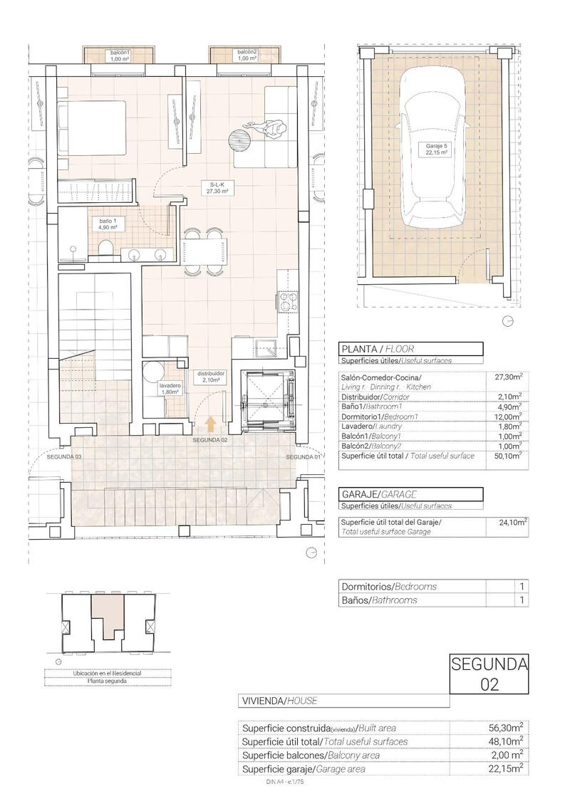 1 chambre Appartement à vendre 1 chambre Appartement à vendre