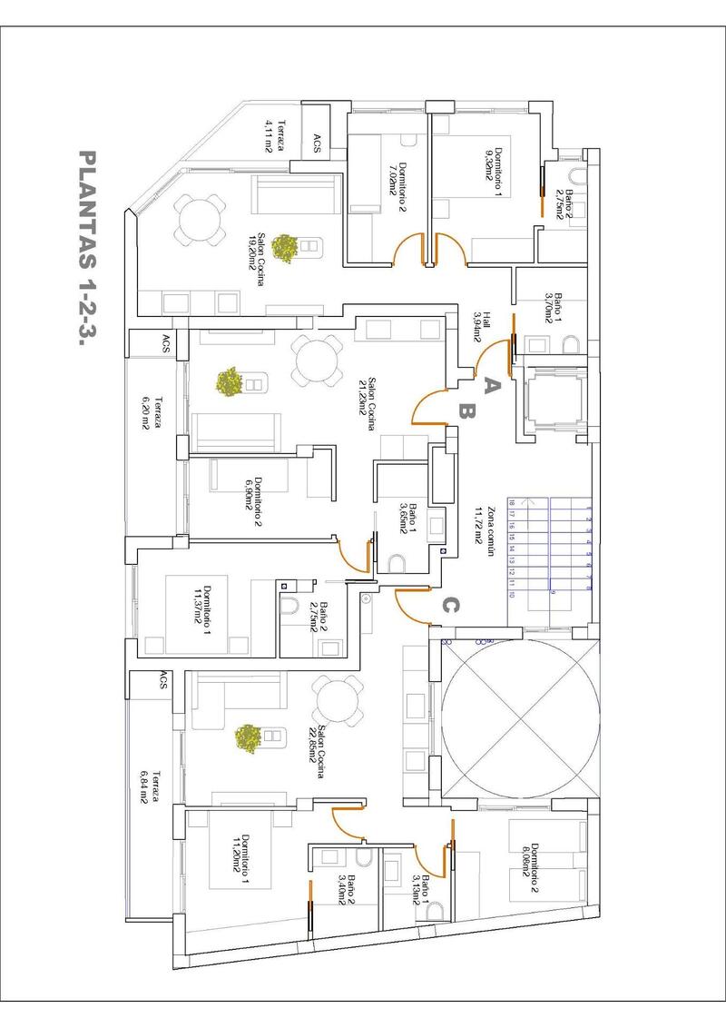 2 slaapkamer Appartement Te koop