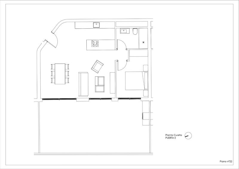 1 slaapkamer Appartement Te koop