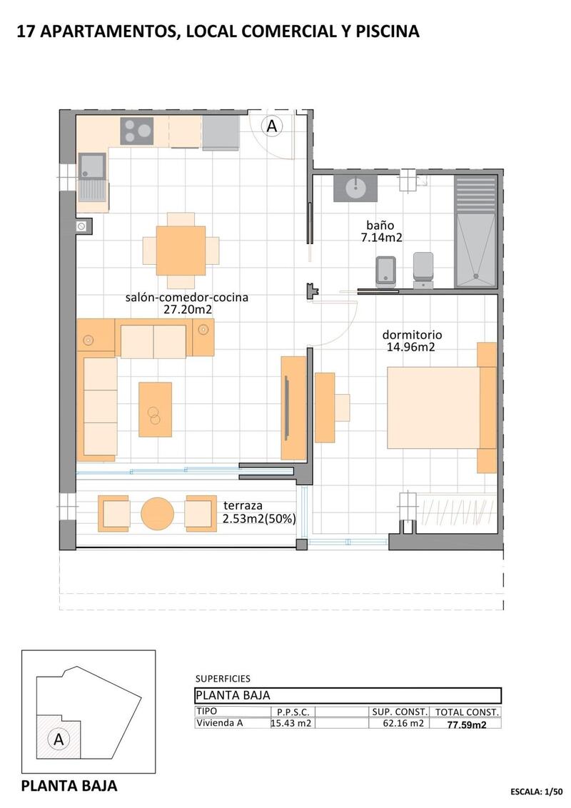 1 bedroom Apartment for sale