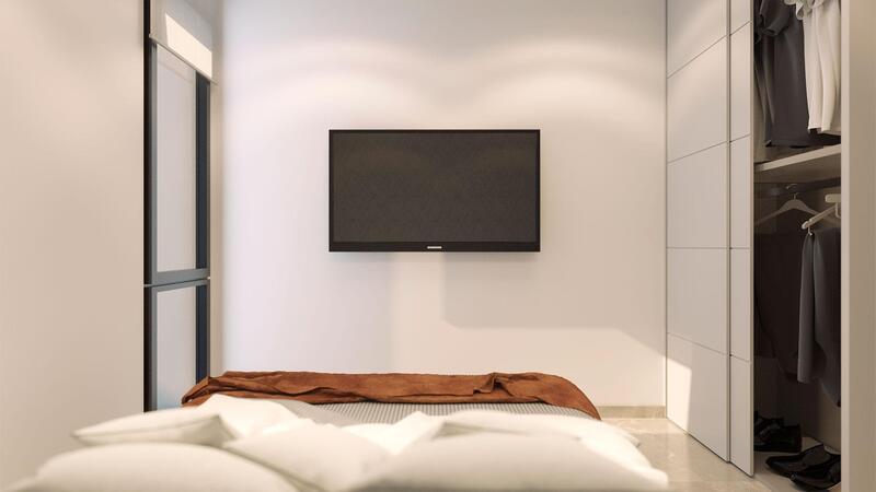 1 Cuarto Apartamento en venta