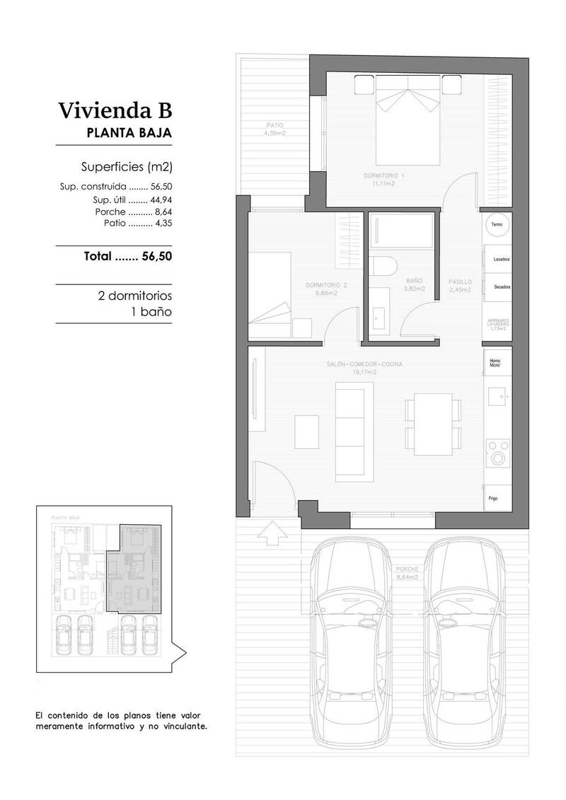 2 slaapkamer Appartement Te koop