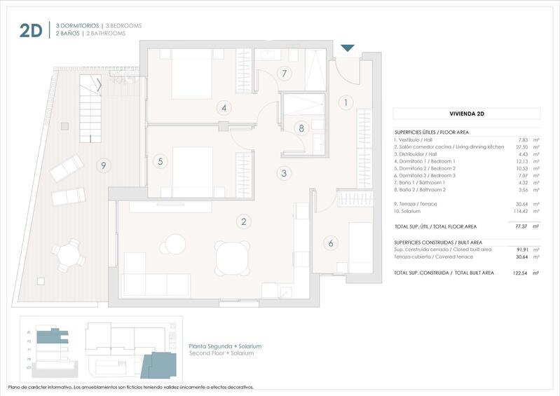 3 Cuarto Apartamento en venta