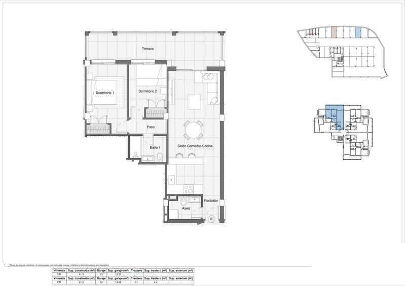 2 slaapkamer Appartement Te koop