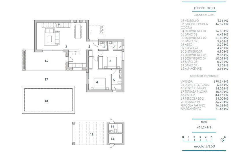 4 Cuarto Villa en venta