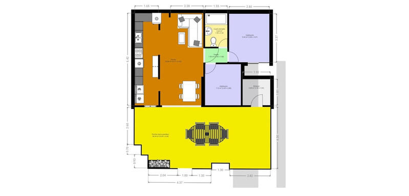 2 chambre Villa à vendre