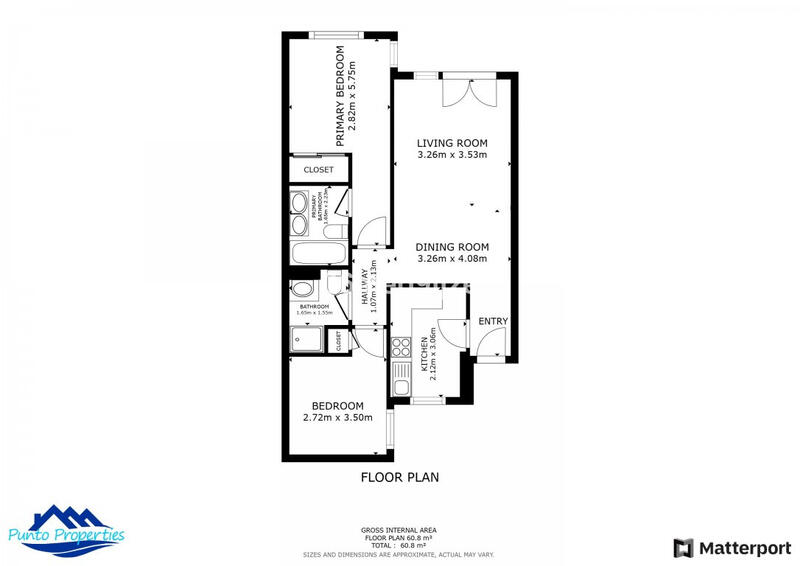 2 slaapkamer Appartement Te koop