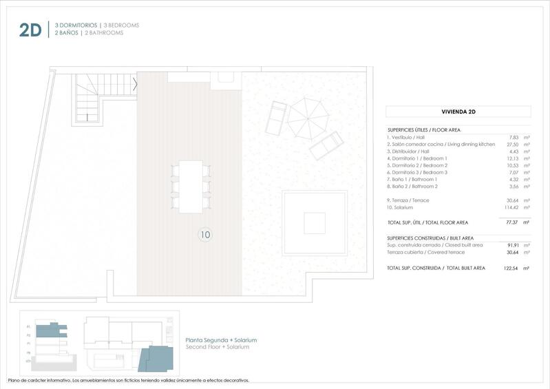 3 Schlafzimmer Appartement zu verkaufen