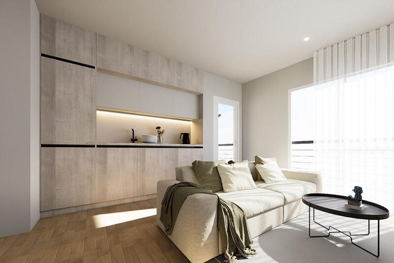 1 slaapkamer Appartement Te koop