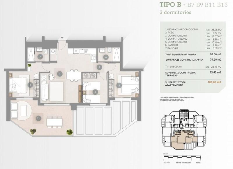 3 bedroom Apartment for sale