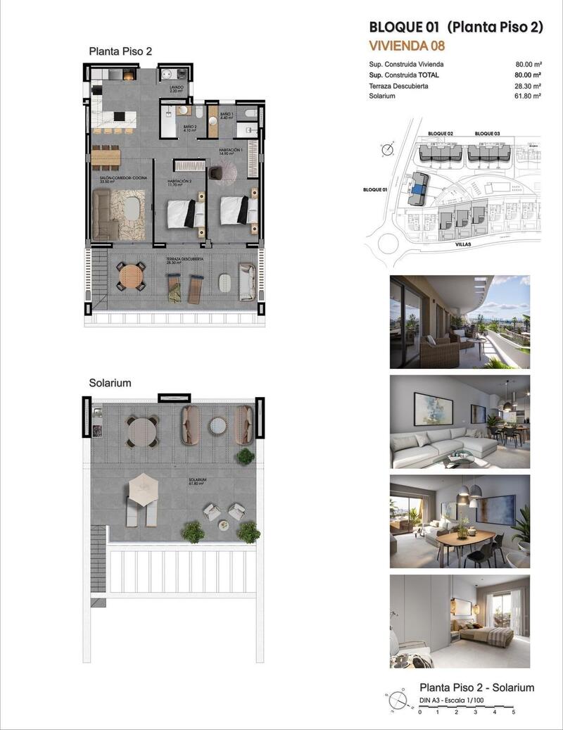 2 Cuarto Apartamento en venta