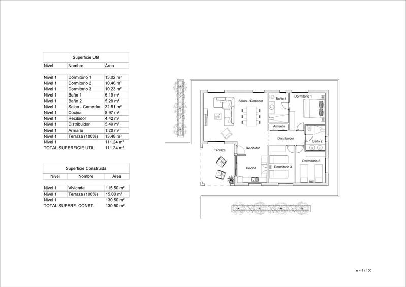 3 slaapkamer Villa Te koop