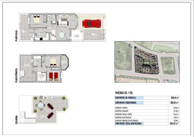 3 Cuarto Adosado en venta