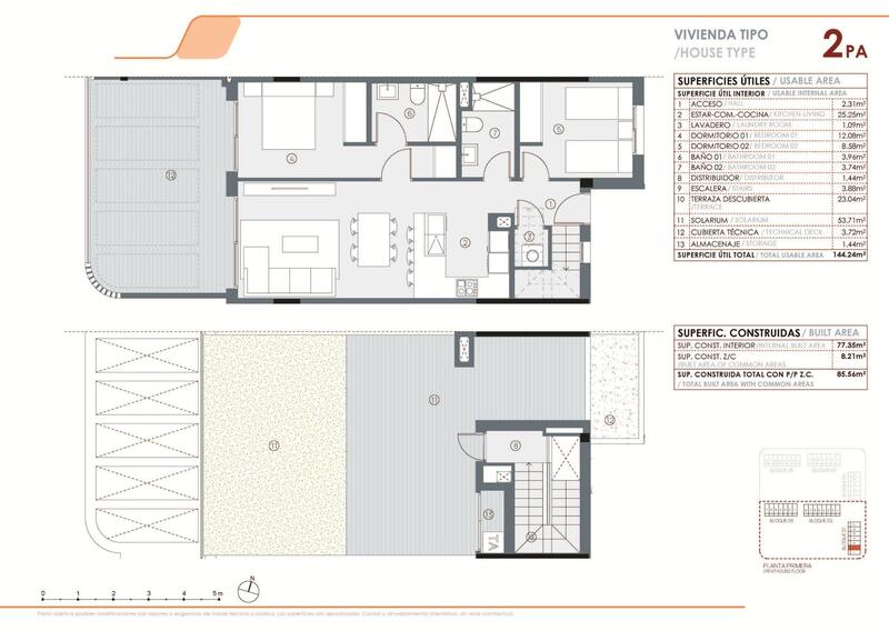 2 chambre Appartement à vendre