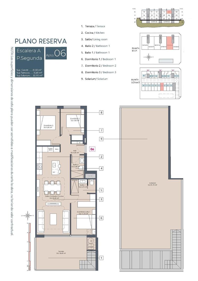 3 chambre Appartement à vendre