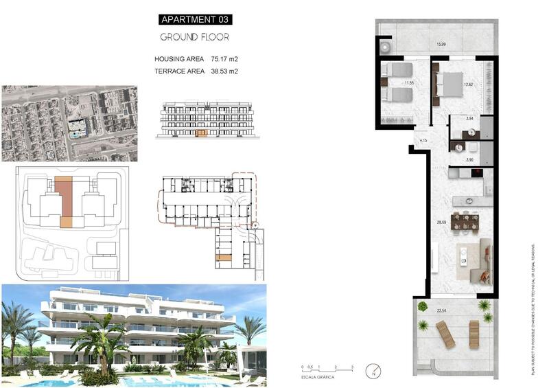 2 slaapkamer Appartement Te koop