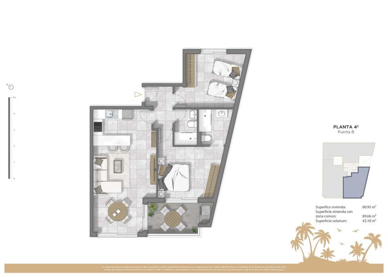 2 Cuarto Apartamento en venta