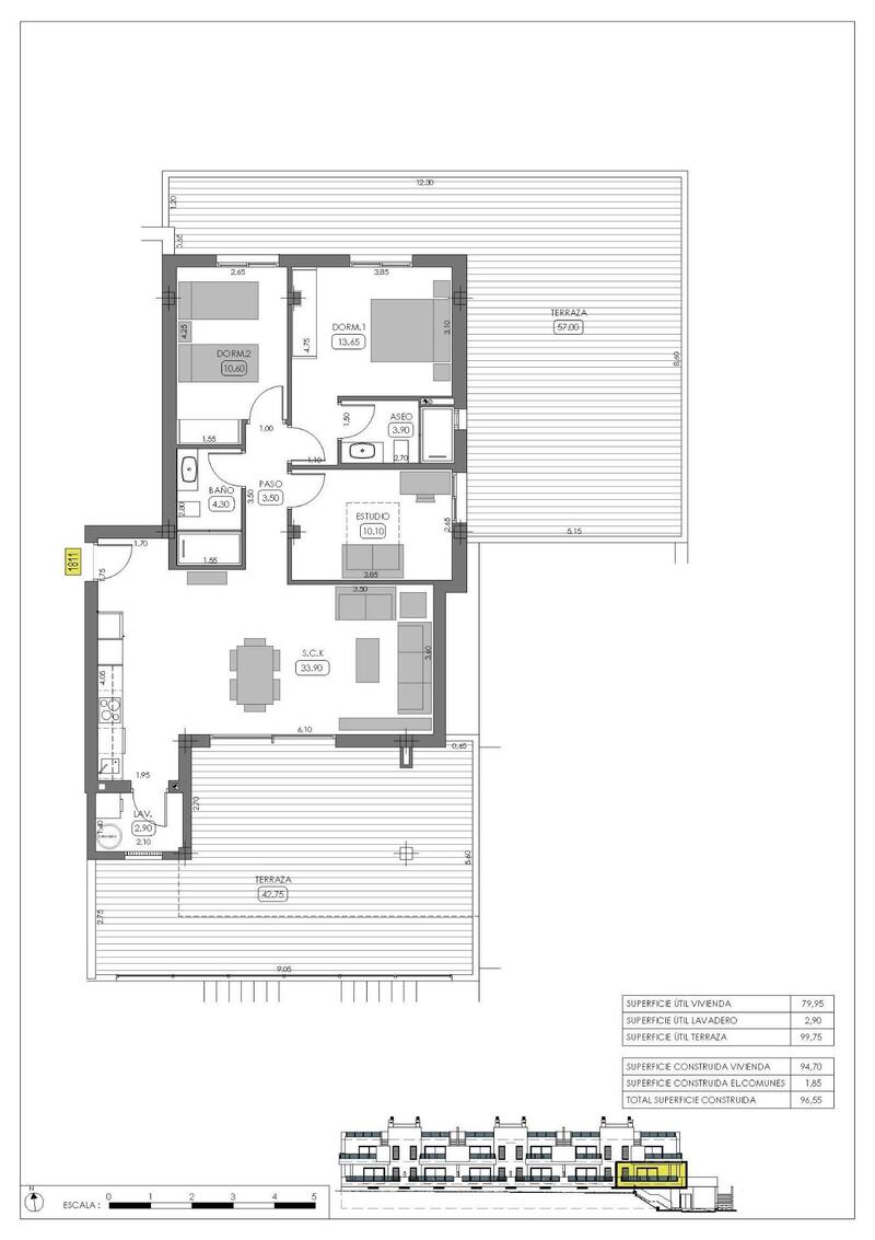 3 chambre Appartement à vendre