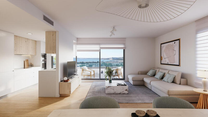 4 спальная комната квартира продается в Alacant/Alicante, Alicante