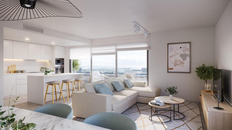 4 спальная комната квартира продается в Alacant/Alicante, Alicante