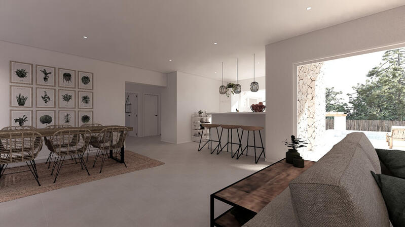 4 спальная комната вилла продается в Teulada, Alicante
