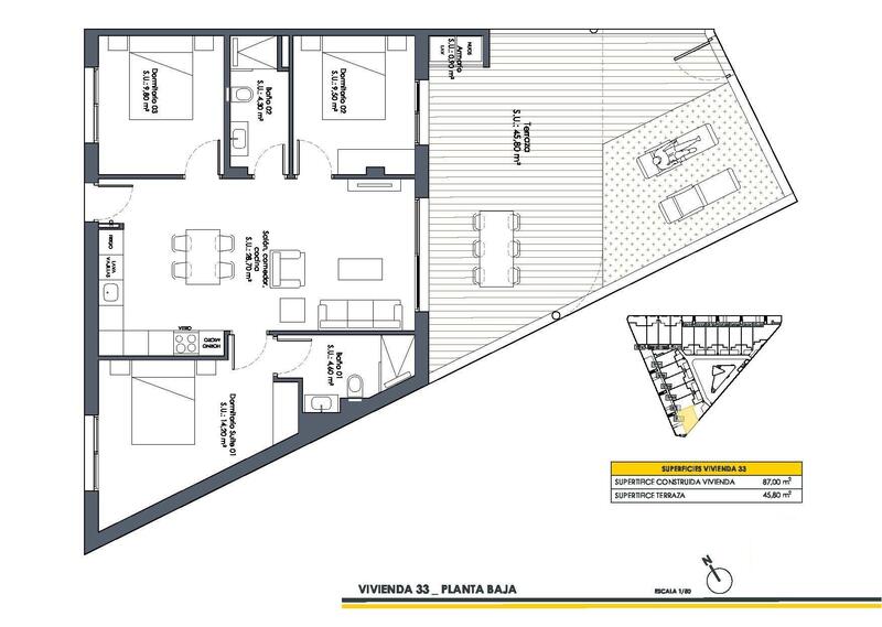 3 slaapkamer Appartement Te koop 3 slaapkamer Appartement Te koop