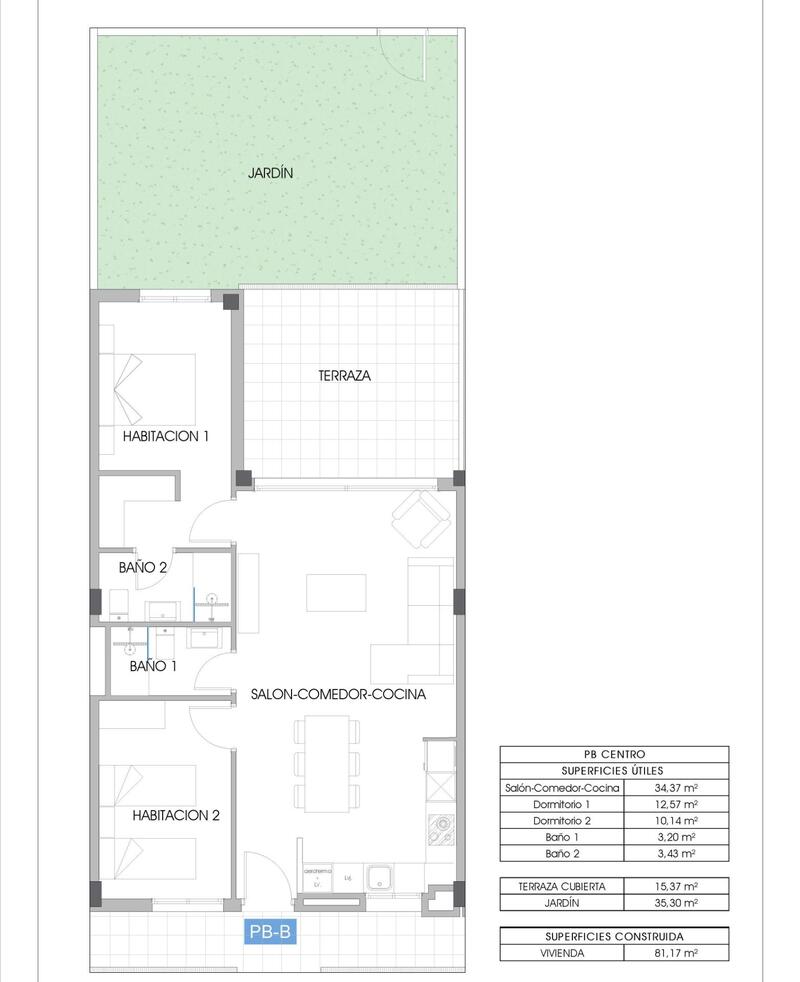 2 chambre Appartement à vendre
