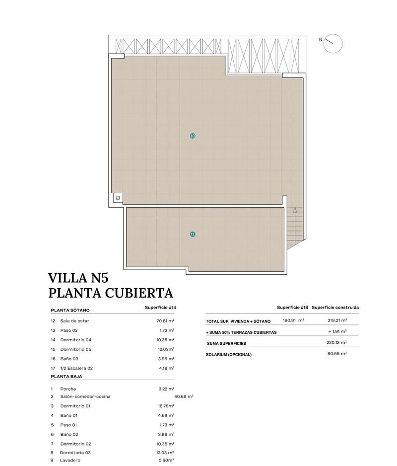 5 soverom Villa til salgs