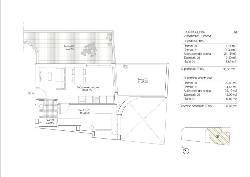 1 Schlafzimmer Appartement zu verkaufen