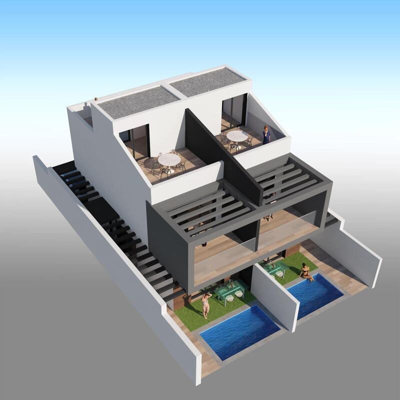 3 soveværelse Villa til salg i Santiago de la Ribera, Murcia
