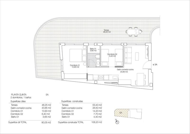 2 slaapkamer Appartement Te koop