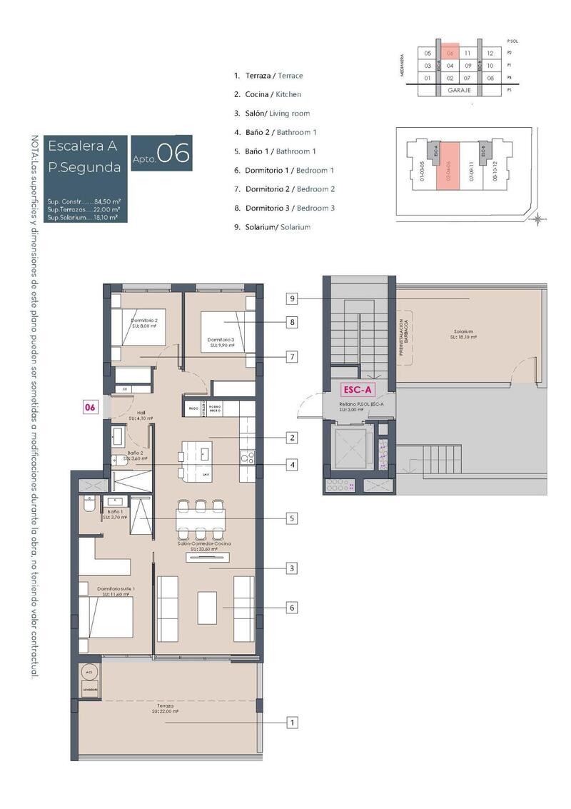 3 chambre Appartement à vendre