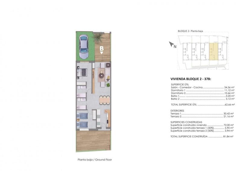 2 Schlafzimmer Villa zu verkaufen