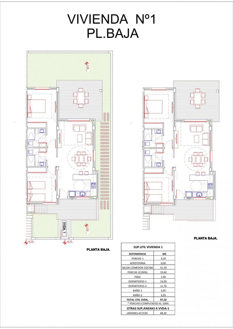 2 soveværelse Villa til salg