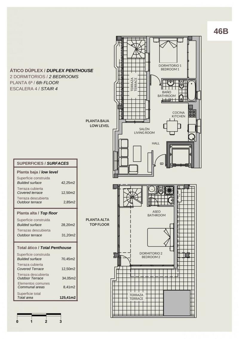 2 Cuarto Apartamento en venta