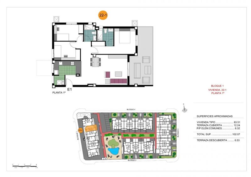 3 Cuarto Apartamento en venta