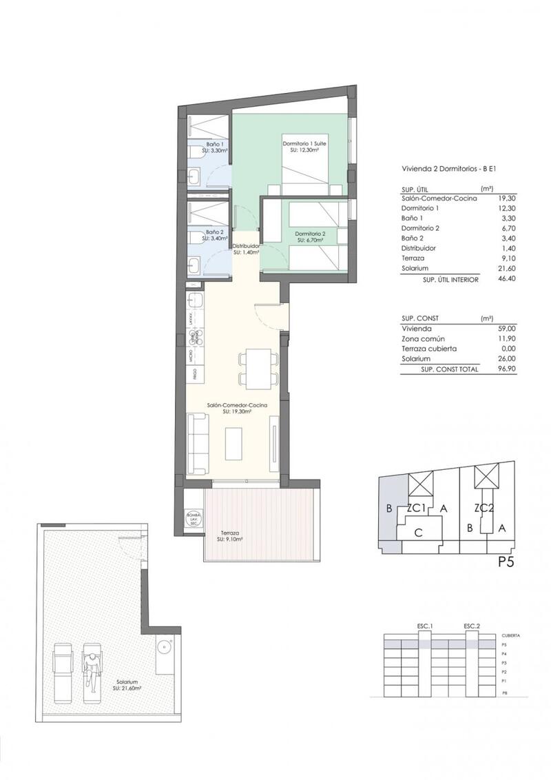 2 Cuarto Apartamento en venta