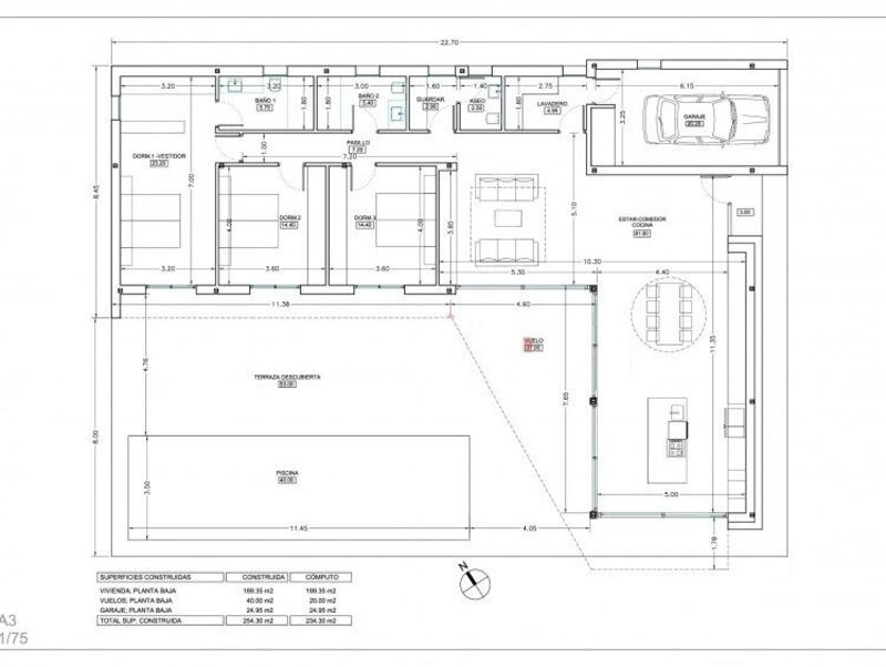 3 спальная комната вилла продается