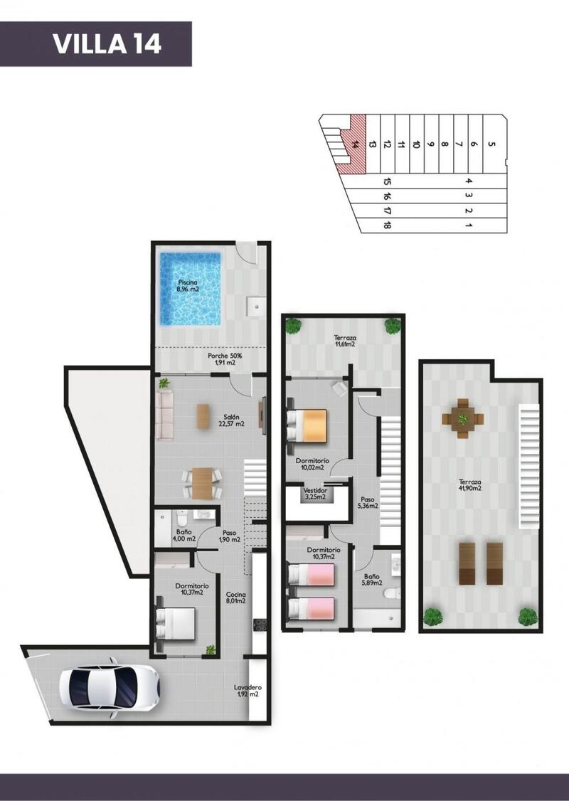 3 slaapkamer Villa Te koop