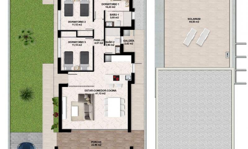 3 Cuarto Villa en venta