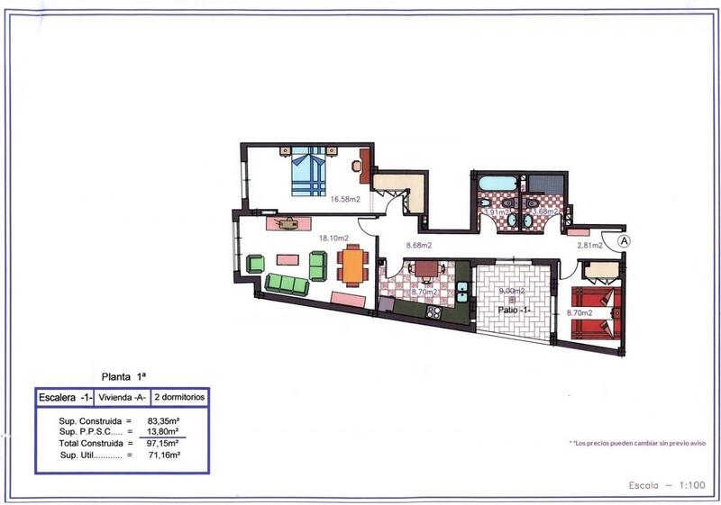 2 Cuarto Apartamento en venta