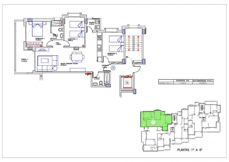 3 chambre Appartement à vendre