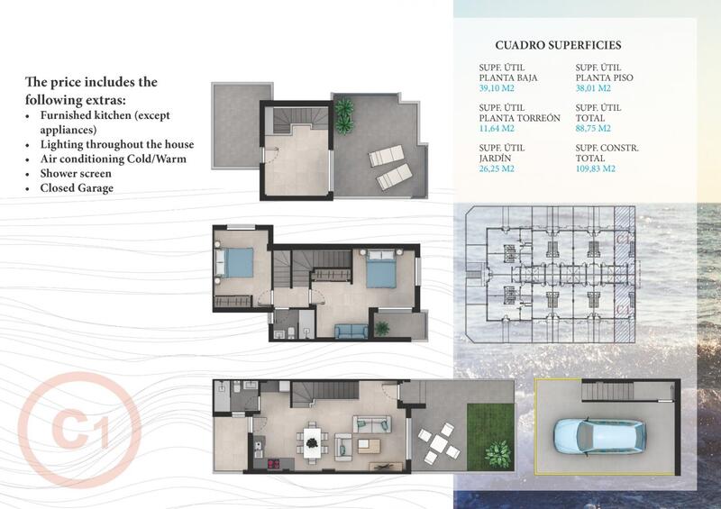 3 soveværelse Duplex til salg