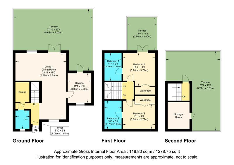 2 bedroom Townhouse for sale