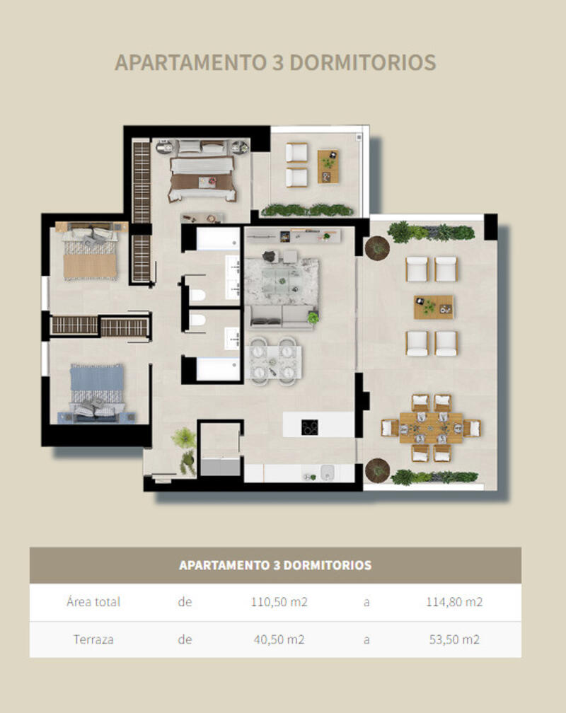 3 bedroom Apartment for sale