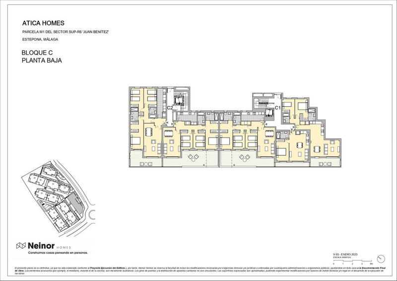 3 Schlafzimmer Appartement zu verkaufen