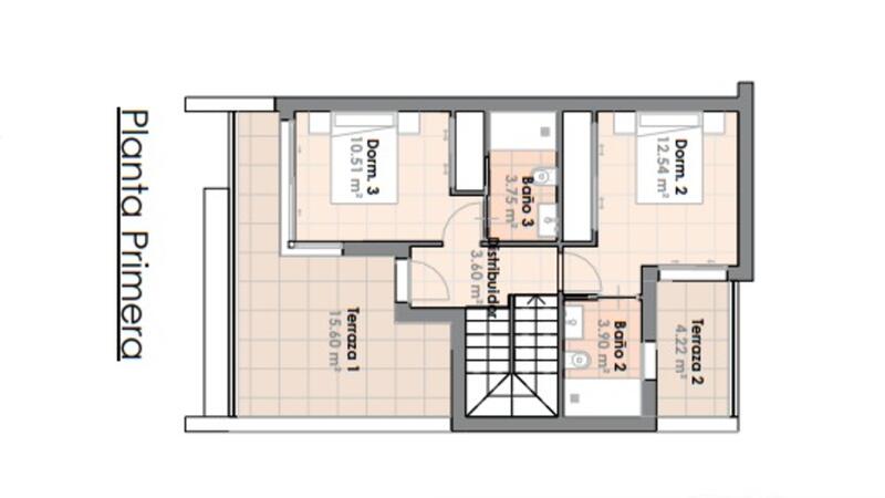 3 Schlafzimmer Stadthaus zu verkaufen