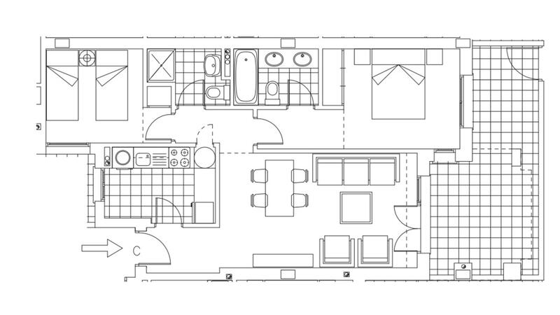 2 Cuarto Apartamento en venta