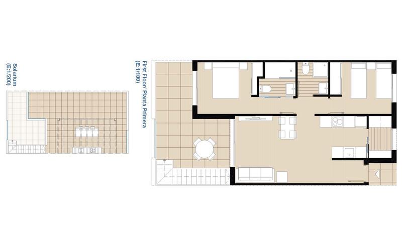 2 slaapkamer Appartement Te koop